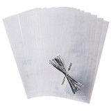 Clear Party Bags With Ties - 1 Pkg