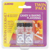 Twin Pack Flavoring Oils, Candy/Baking, Almond, 2X1.25 - 1 Pkg