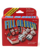 Fill Or Bust Card/Dice Game