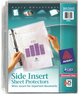 Side-Load Heavyweight Sheet Protector - Clear, 25 ct