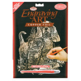 Engrave Art-Kitten & Puppy, Copper - 8"x10"