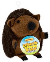 Plush Hedgehog Dog Toy - Brown