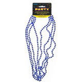 Bead Necklace Party Favors, Blue, 32" - 1 Pkg