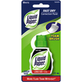 Liquid Paper Correction Fluid, White, .74oz - 1 Pkg