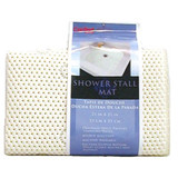 Shower Stall Mat, White, 21X21" - 1 Pkg