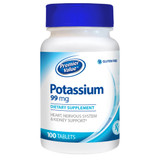 Premier Value Potassium Supplement - 99mg, Tablet 100ct