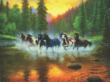 Evening Romp 1000 Pc Jigsaw Puzzle