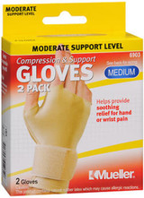 Mueller Compression & Support Gloves Medium 6903