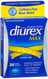 Diurex Max Water Caplets Caffeine Free - 24 Caplets