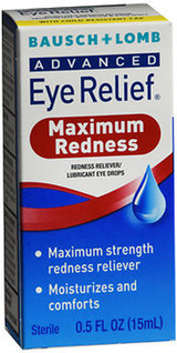 Bausch + Lomb Advanced Eye Relief Drops Maximum Redness - 0.5 oz