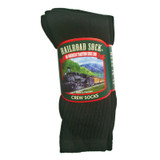 Men's Crew Socks, Black - 1 Pkg