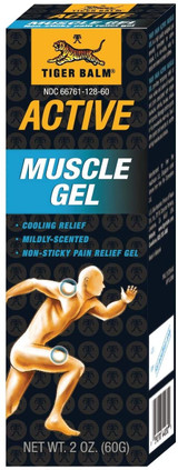 Tiger Balm Active Muscle Gel, 2oz