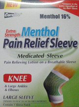 Menthol Extra Strength, Large Knee Pain Relief Sleeve - 1 ct