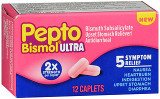 Pepto-Bismol Ultra Caplets - 12 ct