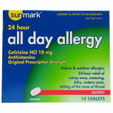 Sunmark All Day Allergy Tablets - 14 ct