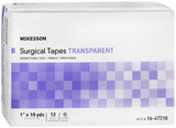 McKesson Surgical Tape Rolls Transparent 1" x 10 yds - 12 Rolls