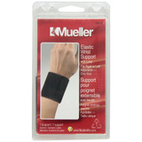 Mueller Sport Care Elastic Wrist Support with Loop One Size Black 6281