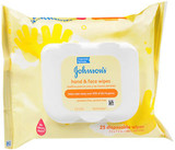 Johnson's Hand & Face Wipes - 25 ct
