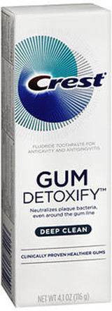 Crest Gum Detoxify Fluoride Toothpaste Deep Clean - 4.1 oz