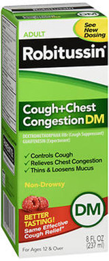 Robitussin Adult Cough + Chest Congestion DM Liquid - 8 oz