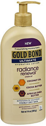 Gold Bond Ultimate Hydrating Lotion Radiance Renewal Cream Oil - 14 oz