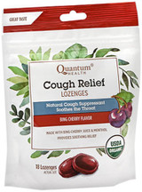 Quantum Health Cough Relief Lozenges Bing Cherry - 18 ct