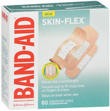 Band-Aid Skin-Flex Assorted Sizes Bandages - 60 ct