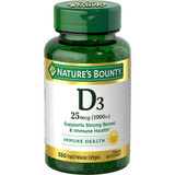 Nature's Bounty D3 Vitamin Supplement Softgels - 350 Softgels