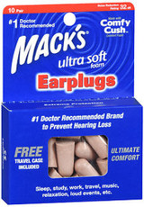 Mack's Ultra Soft Foam Earplugs - 10 Pair