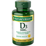 Nature's Bounty D3-5000 IU Softgels Maximum Strength - 240 ct