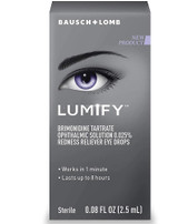 Bausch + Lomb Lumify Redness Reliever Eye Drops - 2.5ml