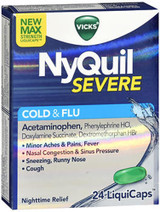NyQuil Severe Cold & Flu LiquiCaps - 24 ct