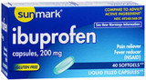 Sunmark Ibuprofen Softgels - 40 ct