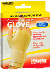 Mueller Sport Care Compression & Support Glove L/XL 6908 - 1 Glove