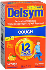 Delsym Children's 12 Hour Cough Relief Liquid Orange - 3 oz