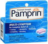 Pamprin Multi-Symptom Menstrual Pain Relief Caplets - 40ct