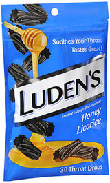 Luden's Throat Drops Honey Licorice - 30 ct
