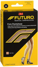 Futuro Medical Compression Firm Pantyhose Nude Medium 71029 - 1 pr