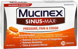 Mucinex Sinus-Max Pressure Pain and Cough Caplets - 20 Caplets