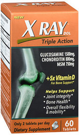 X Ray Dol Triple Action Tablets - 60 ct