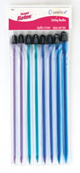 10" Knitting Needles - Translucent, Multi
