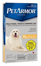 PetArmor Flea & Tick For Dogs - 89-132 lbs, 3 ct