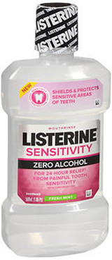 Listerine Sensitivity Mouthwash Fresh Mint - 16.9 oz