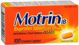 Motrin Ibuprofen Caplets - 100 ct