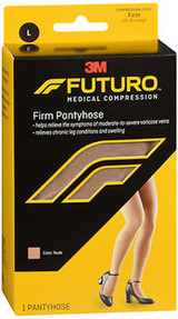 Futuro Restoring Pantyhose for Women Brief Cut Large Nude Firm - 1 pr