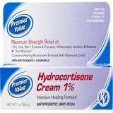Premier Value Hydrocortizone Cream Plus - 1oz