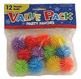 Party Favors, Wooly Balls - Asst, 12 ct