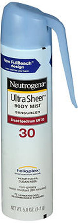 Neutrogena Ultra Sheer Body Mist Sunscreen SPF 30 - 5 oz