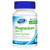 Premier Value Magensium Supplement - 400mg, Tablet 100 ct