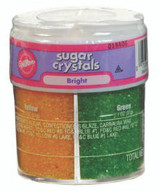 Sugar Crystals Sprinkles Cake Decorating - 1.1 oz EA, Bright Asst